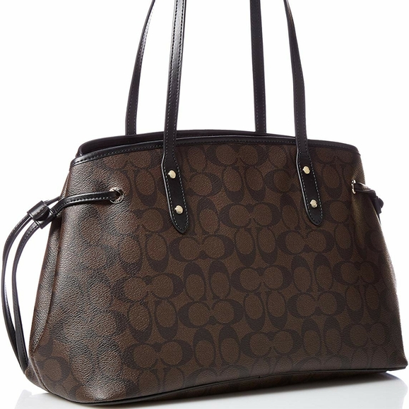 {SOLD●COACH DRAWSTRING CARRYALL BAG - Picture 3 of 8